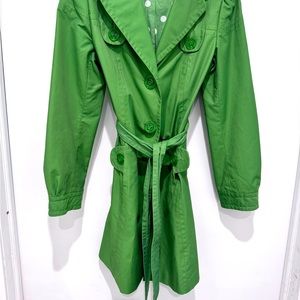 Loft Crisp Saint Patty’s Day Rain Coat